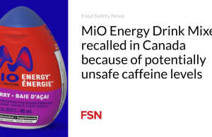 Campuran Minuman Energi MiO ditarik kembali di Kanada karena kemungkinan kadar kafeinnya tidak aman