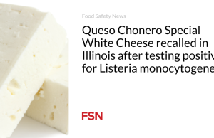 Keju Putih Spesial Queso Chonero ditarik kembali di Illinois setelah dinyatakan positif Listeria monocytogenes