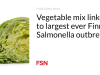 Campuran sayuran terkait dengan wabah Salmonella terbesar di Finlandia