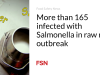 Lebih dari 165 orang terinfeksi Salmonella dalam wabah susu mentah