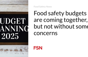 Anggaran keamanan pangan telah disusun, namun bukannya tanpa kekhawatiran