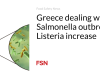 Yunani menghadapi wabah Salmonella; Listeria meningkat