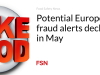 Potensi penipuan di Eropa menurun pada bulan Mei