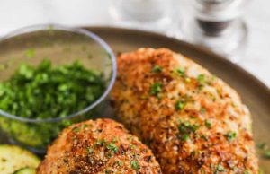 Dada Ayam dengan Tulang di Air Fryer