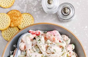 Salad Makanan Laut – Habiskan Dengan Uang