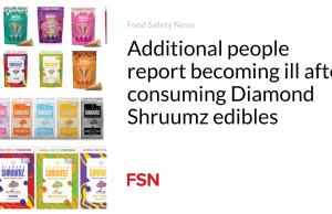 Lebih banyak orang melaporkan menjadi sakit setelah mengonsumsi makanan Diamond Shruumz