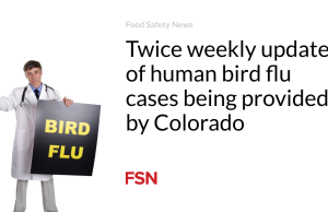 Pembaruan dua kali seminggu mengenai kasus flu burung pada manusia disediakan oleh Colorado