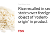 Rice ditarik kembali di tujuh negara bagian karena adanya benda asing yang ‘berasal dari hewan pengerat’ dalam produknya