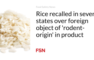 Rice ditarik kembali di tujuh negara bagian karena adanya benda asing yang ‘berasal dari hewan pengerat’ dalam produknya