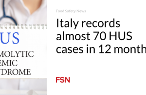 Italia mencatat hampir 70 kasus HUS dalam 12 bulan