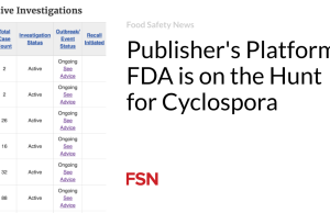 Platform Penerbit: FDA sedang memburu Cyclospora