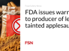 FDA mengeluarkan peringatan kepada produsen saus apel yang tercemar timbal