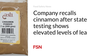 Perusahaan menarik kembali kayu manis setelah pengujian di negara bagian menunjukkan peningkatan kadar timbal