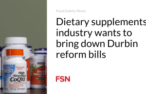 Industri suplemen makanan ingin menurunkan rancangan undang-undang reformasi Durbin
