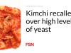 Kimchi teringat akan ragi tingkat tinggi