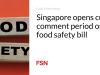 Singapura membuka periode komentar kubik pada RUU keamanan pangan
