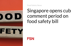 Singapura membuka periode komentar kubik pada RUU keamanan pangan