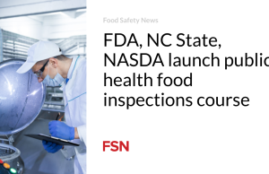 FDA, NC State, NASDA meluncurkan kursus inspeksi makanan kesehatan masyarakat