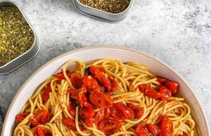 Pasta Tomat Ceri – Habiskan Dengan Uang