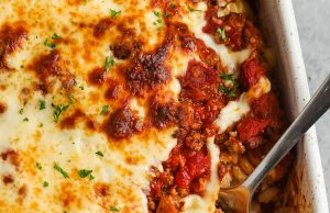 Casserole Daging Sapi Giling – Habiskan Dengan Uang