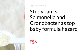 Studi menempatkan Salmonella dan Cronobacter sebagai susu formula bayi yang paling berbahaya