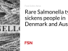 Jenis Salmonella langka membuat sakit orang di Denmark dan Austria