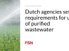 Badan-badan Belanda menetapkan persyaratan untuk penggunaan air limbah yang dimurnikan