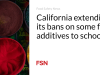California memperluas larangan terhadap beberapa bahan tambahan makanan ke sekolah