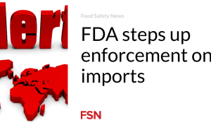 FDA meningkatkan penegakan hukum terhadap impor