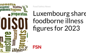 Luksemburg membagikan angka penyakit bawaan makanan untuk tahun 2023