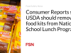 Consumer Reports mengatakan USDA harus menghapus paket makanan dari Program Makan Siang Sekolah Nasional