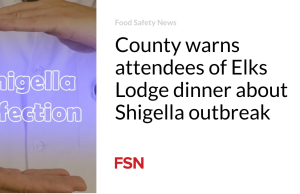 County memperingatkan peserta makan malam Elks Lodge tentang wabah Shigella
