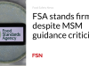 FSA tetap teguh meskipun ada kritik terhadap panduan MSM