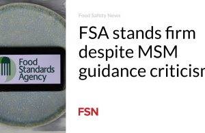 FSA tetap teguh meskipun ada kritik terhadap panduan MSM