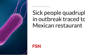 Orang yang sakit meningkat empat kali lipat dalam wabah yang disebabkan oleh restoran Meksiko