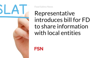 Perwakilan memperkenalkan rancangan undang-undang bagi FDA untuk berbagi informasi dengan entitas lokal
