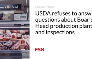 USDA menolak menjawab pertanyaan tentang pabrik produksi dan inspeksi Boar’s Head