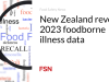 Selandia Baru mengungkapkan data penyakit bawaan makanan tahun 2023