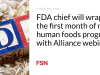 Kepala FDA akan mengakhiri bulan pertama program makanan manusia baru dengan webinar Alliance