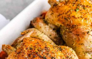 Ayam Cornish Panggang – Habiskan Dengan Uang