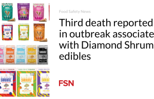 Kematian ketiga dilaporkan dalam wabah yang terkait dengan makanan Diamond Shrumz