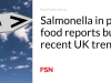 Laporan Salmonella dalam makanan hewan bertentangan dengan tren terkini di Inggris