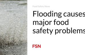 Banjir menyebabkan masalah keamanan pangan yang besar