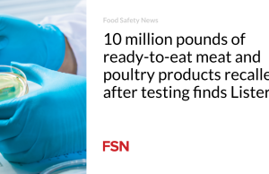 10 juta pon produk daging dan unggas siap saji ditarik kembali setelah pengujian menemukan Listeria