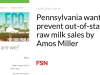 Pennsylvania ingin mencegah penjualan susu mentah ke luar negara bagian oleh Amos Miller