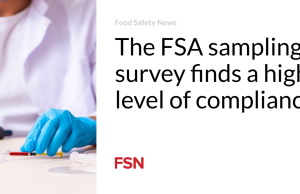 Survei pengambilan sampel FSA menemukan tingkat kepatuhan yang tinggi