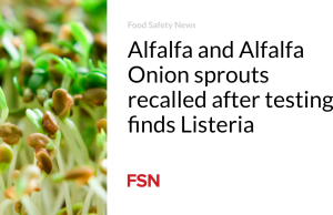 Kecambah Alfalfa dan Bawang Alfalfa ditarik kembali setelah pengujian menemukan Listeria