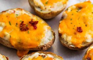 Kentang Panggang Dua Kali – Habiskan Dengan Uang