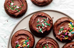 Chocolate Frosted Cookies