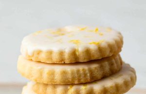 Lemon Shortbread Cookies